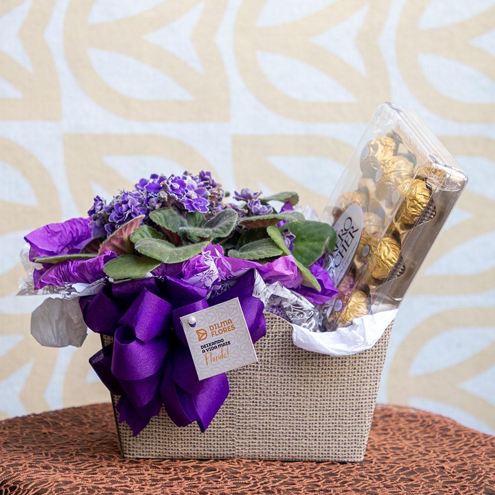 Kit Violeta com Ferrero Rocher