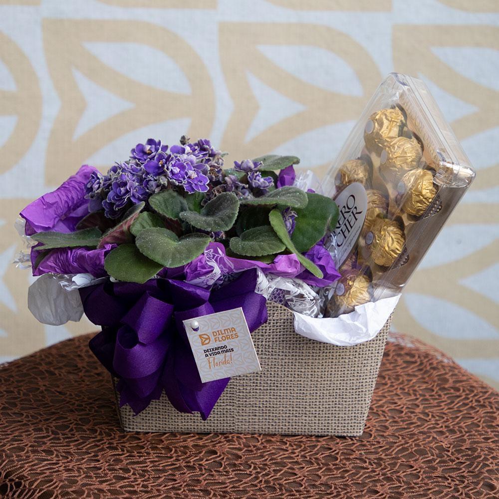 Kit Violeta com Ferrero Rocher